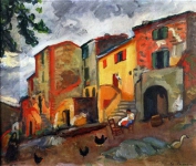 Charles Camoin - Village Street Collioure